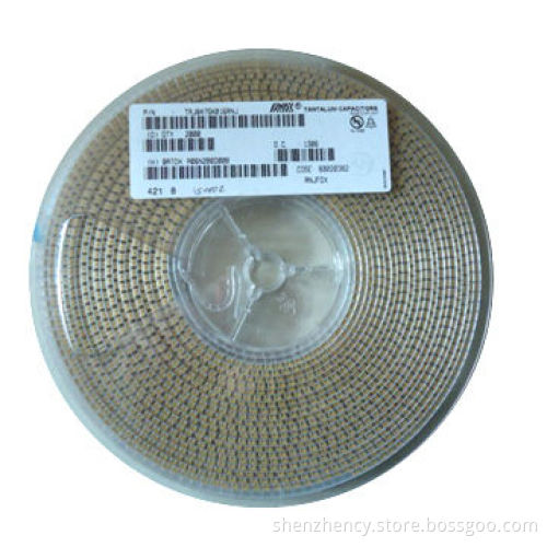 AVX Solid Tantalum Capacitor, TAJB475K016RNJ, 4.7UF, 16V, 10%, 1210, B Case